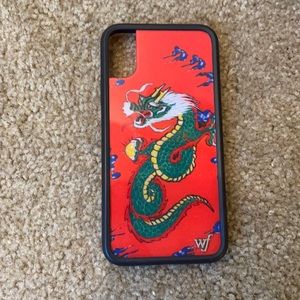 Wildflower dragon case IPHONE X